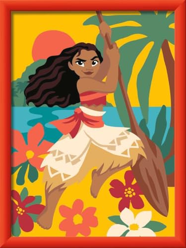 Peinture par numéros Disney Moana kit peinture acrylique enfant 9 ans CreArt
