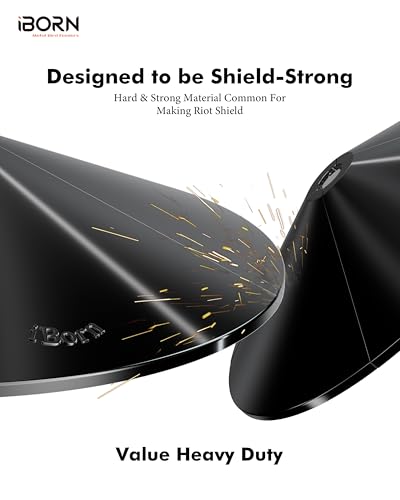 image for iBorn Squirrel Baffle for Bird Feeder Pole, 19.5” Oversized Squirrel