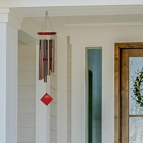 Woodstock Chimes DCB27 Woodstock Wind Chimes Of Pluto Wind Chimes For Outside, 27 Inch Bronze Small Light Sound Wind Chime Decor thumb #1