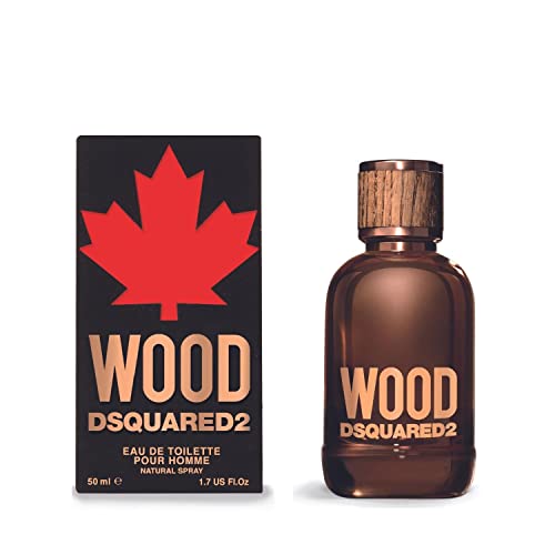DSQUARED2 Wood D2 Pour Homme Eau De Toilette Natural Spray 50ML - Image 5