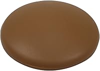 Vista 1 de Yinpecly Protectores de pared de 1.57 pulgadas de diámetro, autoadhesivos, para manija de puerta, tope de silicona, color marrón, 1 unidad