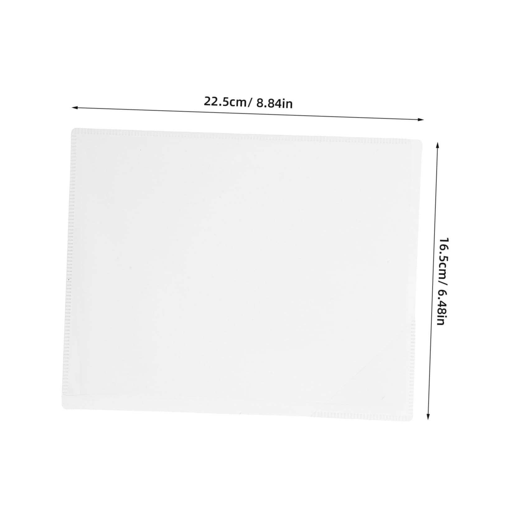 BCOATH Magnetic Document Holder Clear File Organizer for Office School Transparent Business Folder for Efficient and Quick Retrieval