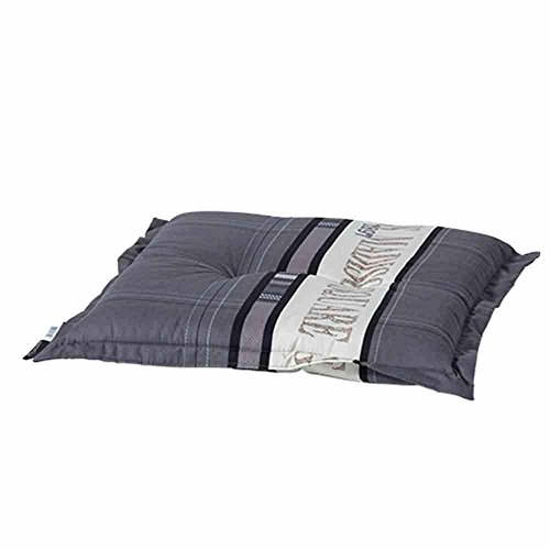 Preisvergleich Produktbild Madison 6 Stück Garden Hockerauflage, 50% Baumwolle 50% Polyester, in grau
