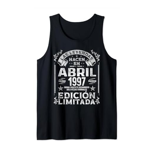 Las Leyendas nacen en Abril de 1997 - 27 Años Cumpleaños Camiseta sin Mangas