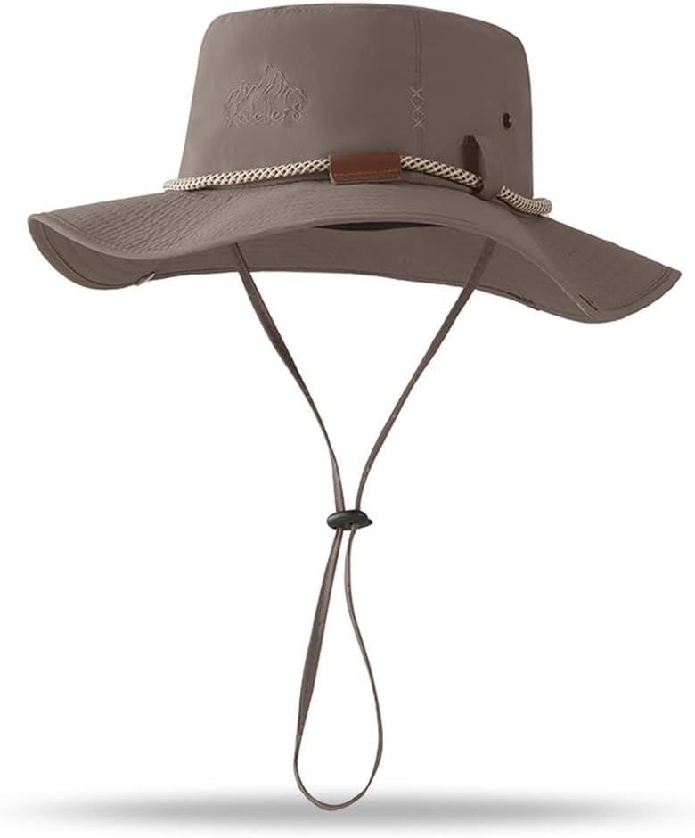 Outdoor Sun Protection Fishing Cap Men's Thin Section Big Brim Hat Quick Dry