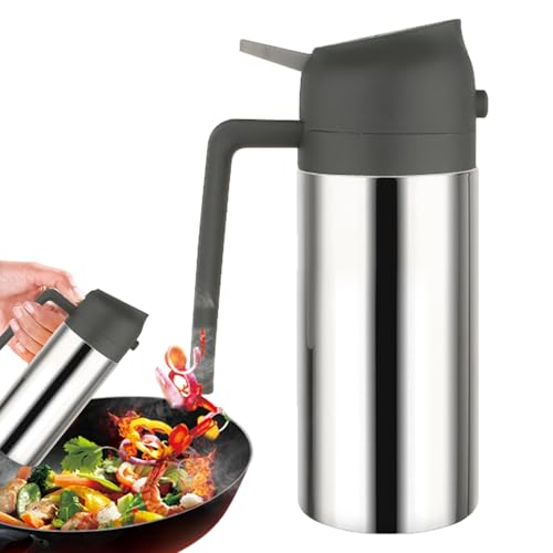 Pulverizador de de acero inoxidable – Botella de de oliva de alimenticio 304 | Dispensador de niebla fina recargable para cocinar, hornear, hacer ensaladas y barbacoa, herramienta