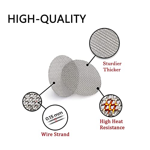 100Pcs Pipe Screens, 3/4 Inch Pipe Filters, 50Pcs Premium Stainless Steel Pipe Screens And 50Pcs Brass Filters #TOP2