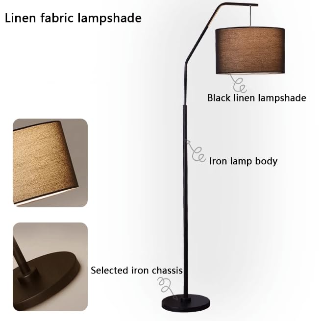 Lampa podłogowa Moderne staande lamp boogvloerlampen woonkamer slaapkamer bedlampje studie leeslamp verticale vloerlamp