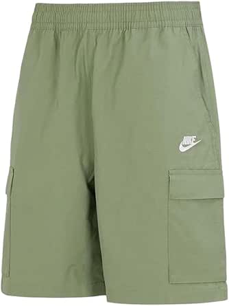 NIKE(ナイキ) クラブ ウーブン カーゴ ショートパンツ ハーフパンツ 短パン ブラック ホワイト グリーン ブルー 軽量 通気性 耐久性 ポケット カジュアル アウトドア スポーツウェア ジム トレーニング フィットネス 正規品 メンズ