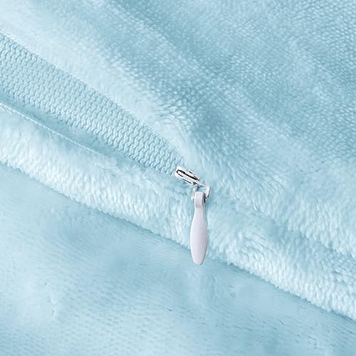 Image of BEDELITE Body Pillow Cover with Zipper, Blue, 20x54 Inch, 1 Pack