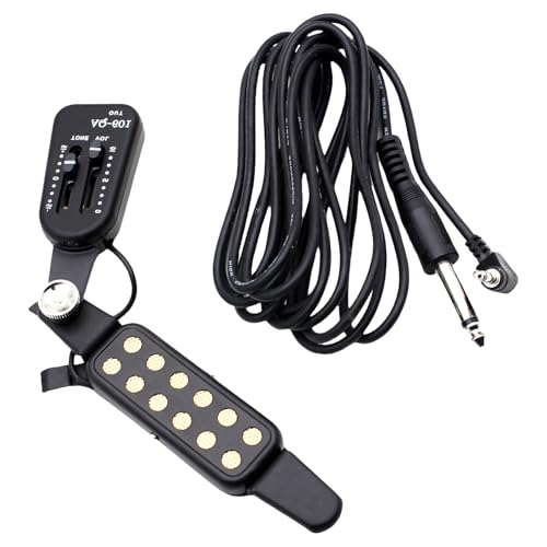 Micro guitare acoustique 12 trous pour amplifier une guitare folk sans la percer