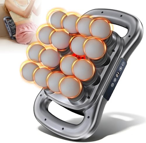 VCZC 16 Head Massage Gun - Back Massager with 9 Speed & Levels (Gray)