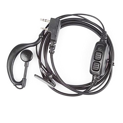 Aoer®Dual Ptt Earpiece For Baofeng Uv-82 / Uv-82X / Uv-82C #TOP17