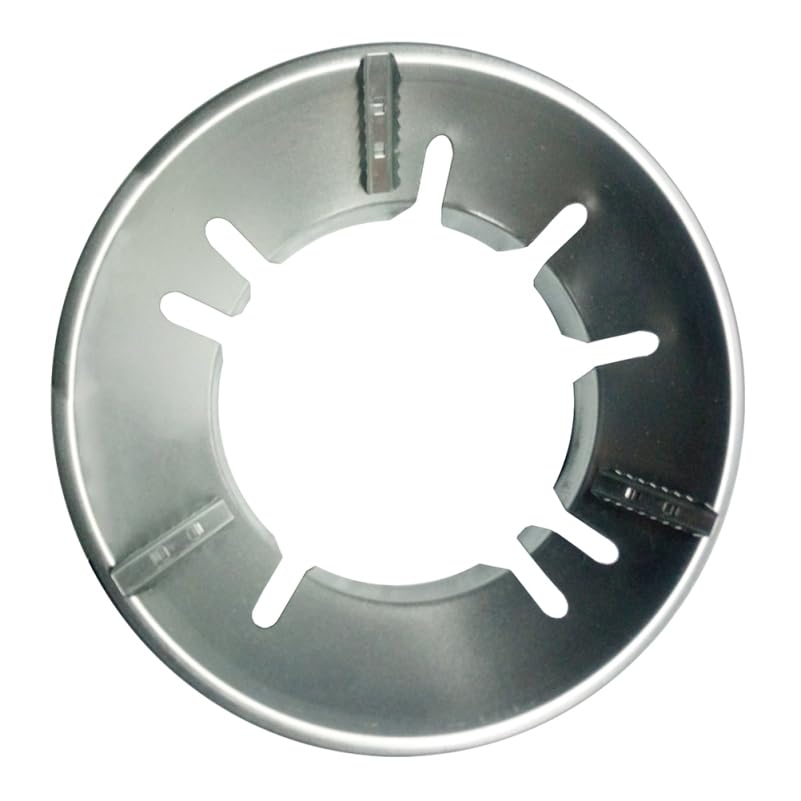 FUNOMOCYA Gather Fire Cover Windproof Metal Gas Cover Silver Wok Stand for Gas Stove Heat...