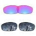 2 Pair Polarized Lens Replacement for Oakley Split Jacket Black&Grapefruit IR