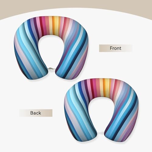 Almohada cuello U espuma viscoelástica para viaje miniatura 3