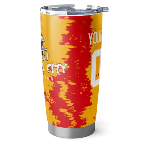 Image of ANTKING Kansas Tumbler 20oz Travel Mug Custom Number Name Gifts