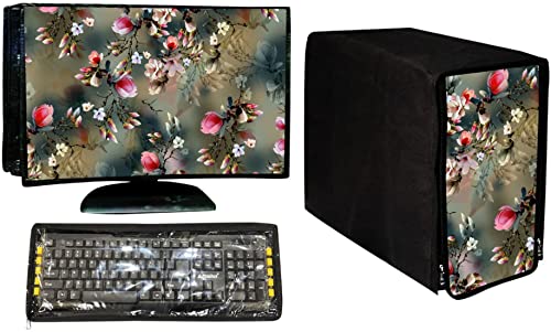 WACKY Computer Cover 3 in 1 DustProof Printed Combo For 21 Inch Desktop PC | Monitor, CPU and Keyboard Cover Pack of 3 WACKY Computer Cover 3 in 1 DustProof Printed Combo For 21 Inch Desktop PC | Monitor, CPU and Keyboard Cover Pack of 3