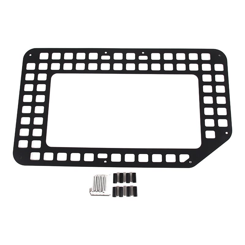 Car Tailgate Molle Panel Suitable for INEOS Grenadier 2020-2024, Car Boot Metal Luggage Holder Carrier for INEOS Grenadier Accessories, Molle Rear Door Cargo Organiser