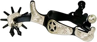 Western BS Texas Star 10pt Mens Jingle Bob Spurs