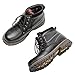 Harssidanzar Mens Boots Fashion Casual Non Slip Cold-Weather Work Boots KM314US,Black,Size 10/45