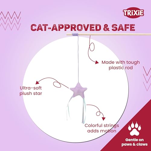 Image of TRIXIE Cat Fishing Rod Toy (Junior Playing Rod with Star)