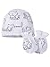 Onesies Brand Unisex Baby 12-Piece Cap and Mitten Set, cats, 0-6 Months
