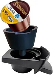 2x Adaptador Cápsulas Três Corações Para Cafeteira Dolce Gusto Preto