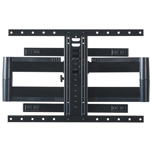 SANUS Full-Motion TV Wall Mount for 42'–85' TVs, Advanced Tilt & Swivel, Extends for Optimal Viewing, Heavy-Duty Steel Construction, Easy Install, Black, ALF325-B3