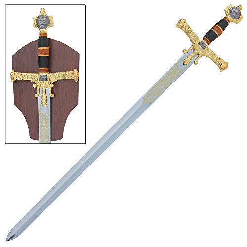 Sword Of King Solomon Templar Medieval Replicated Black #TOP1