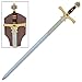 Armory Replicas™ - Authentic Sword of King Solomon - Templar Medieval Design in Striking Black Finish