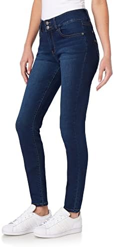 WallFlower Damen Ultra Skinny Mid-Rise Insta Soft Juniors (Standard und Plus) Jeans, Lake Pure, 47