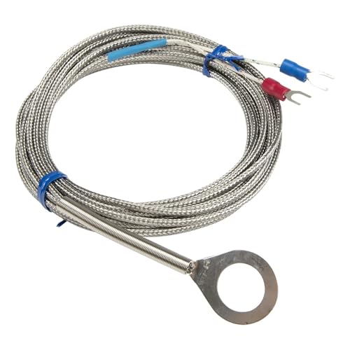 Sensor termopar tipo K FTARR01 de 4 metros y sonda de temperatura de anillo de 8mm blindada