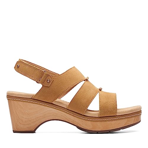 Clarks Seannah Glow Sandale en cuir de qualité supérieure et finition soignée