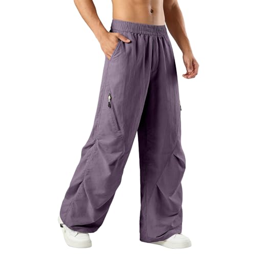 Pantalon de randonnée homme d'extérieur stretch imperméable avec poches