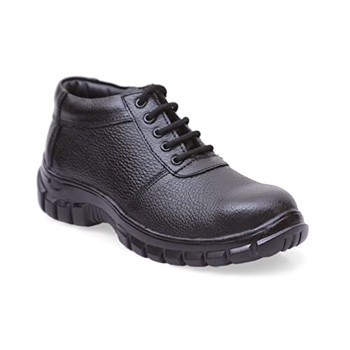 Housonic Enterprise Men’s Safety Shoes **Light Weight Shoes **Steel Toe Safety Shoes **Size 6-10 (Black, numeric_7)