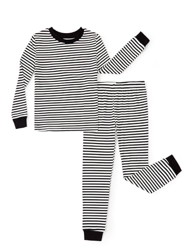 Image of PATPAT Toddler & Kids Pajama Sets with Bamboo Viscose, Snug Fit Pjs for Girls, All-Season Comfort Sleepwear, Ages 2-12 Years