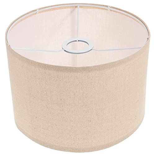 OSALADI Tambour Abat-Jour Assemblage Facile Abat-Jour Lampe de Table Couvercle de Lumière Abat-Jour Cylindrique Amovible pour Lustres Lampadaire Et Lampe de Chevet Décorations pour La