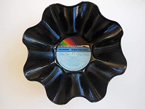 Elton John Vinyl Record Bowl - Handmade Using An Original Elton John Record