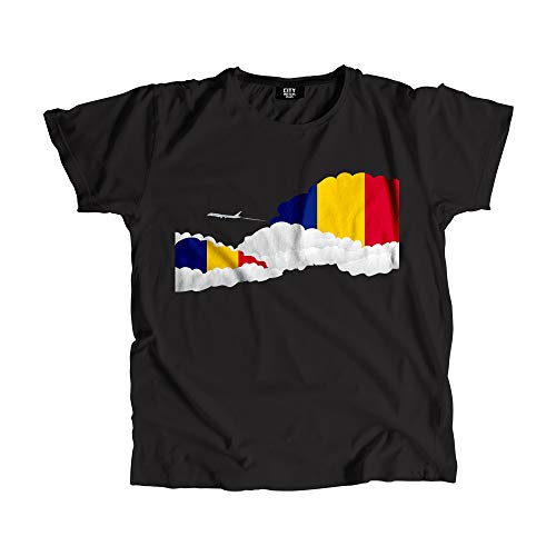 T-shirt Roumanie graphisme avion de qualité supérieure pour passionné d'aviation