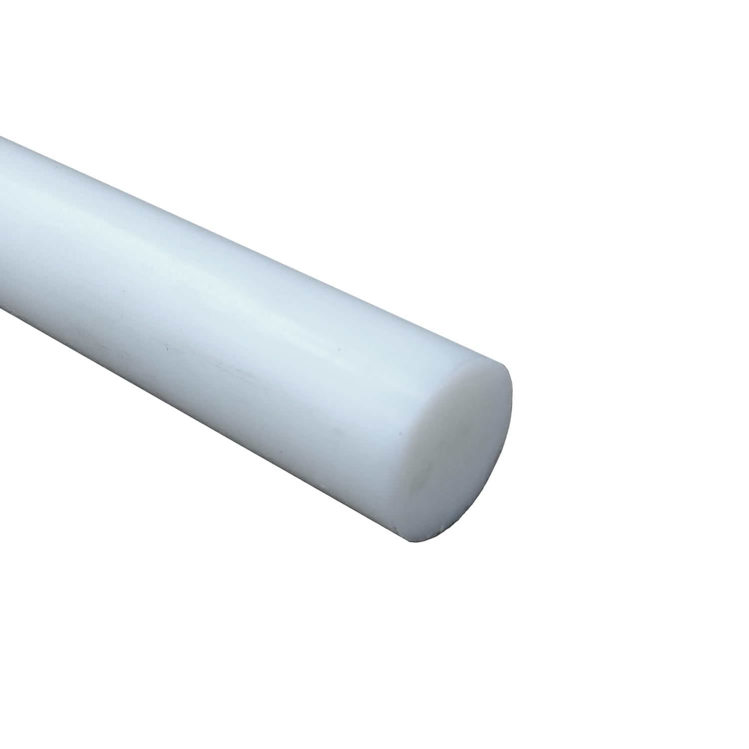 Barre ronde en nylon (polyamide) PA6 fi 40 mm blanc naturel - longueur 1000 mm