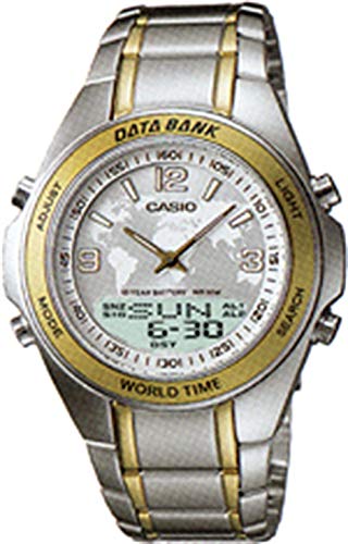 Preisvergleich Produktbild Casio - DBW30SG-7A Casio Datenbank Metallband Nummer 30 24 Zeitzonen.