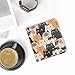 kwmobile Case Compatible with Kobo Libra Colour Case - PU Cover w/Strap - Cats Orange/Black/White