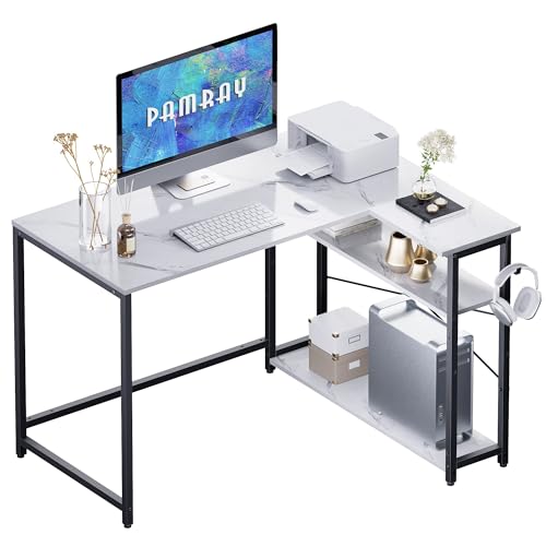 Pamray 43 Inch L-Shaped Desk