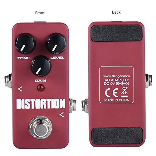 KKcare FDS2 Mini Pedal de Distorção Pedal de Efeito de Guitarra Portátil