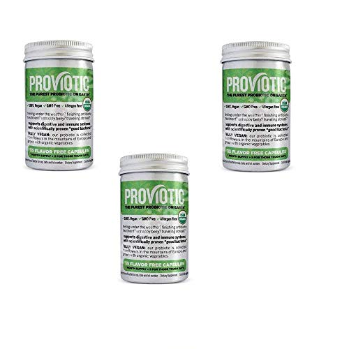 Daily Probiotic 30 Capsules Digestive Health Capsules | Pack of 3 Vegan Probiotics Certified