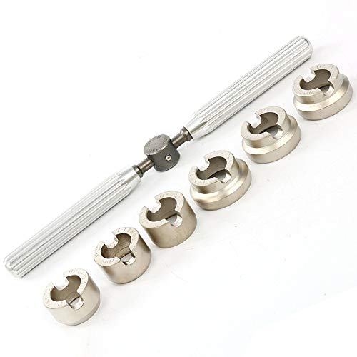 Abuycs Watch Back Case Opener Remover Watchmaker Repair Tool Kit With 6 Different Sizes Ideal #TOP2