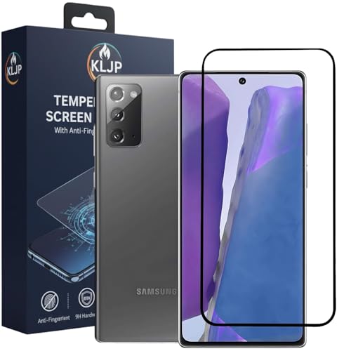 Image of Gorilla Tempered Glass For Galaxy Note 20 5G With Installation Kit | Edge to Edge Coverage | (Pack of 1) Black