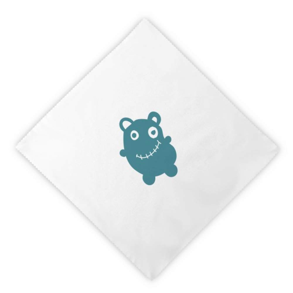 Servilletas de tela DIYthinker con diseño de oso extranjero para cena y almuerzo, 2 uds