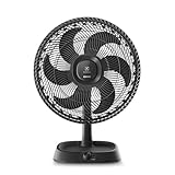 Electrolux Ventilador De Mesa 40cm 6 Pás silencioso 3 velocidades 2 anos garantia com inclinação Duoforce Air+ EFD40 220v Preto